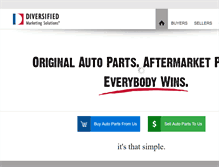 Tablet Screenshot of diversifiedmktg.com